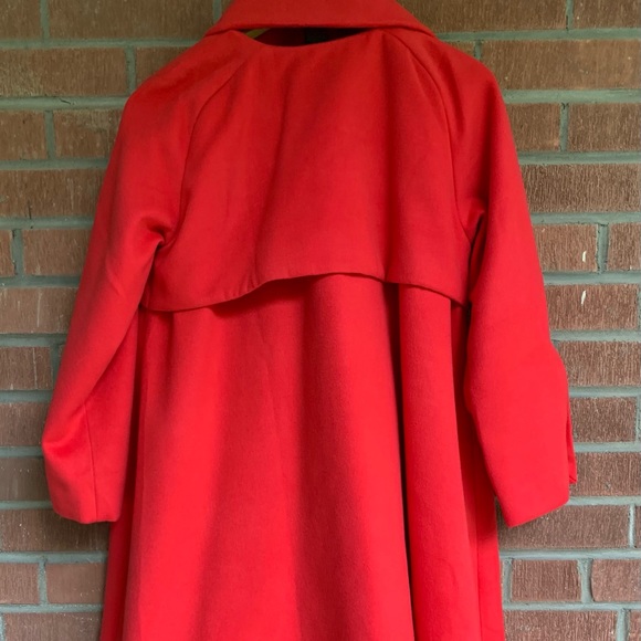 🌹🎀HANDMADE red swing cape coat - Picture 8 of 8